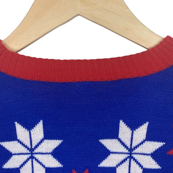 FOCO LA CLIPPERS Unisex Size M Holiday Knit Graphic Crew Neck Sweater - Picture 5 of 11